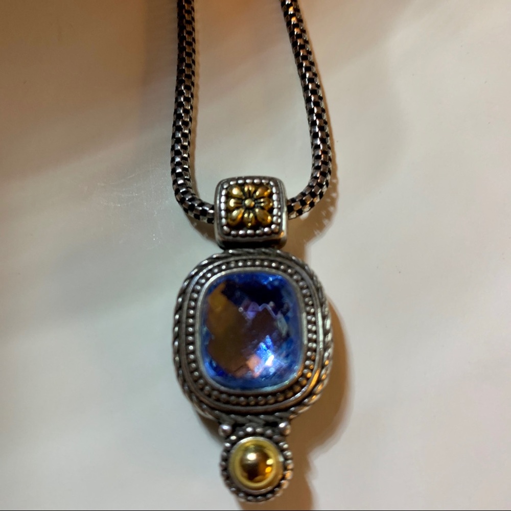 Brighton blue stone necklace